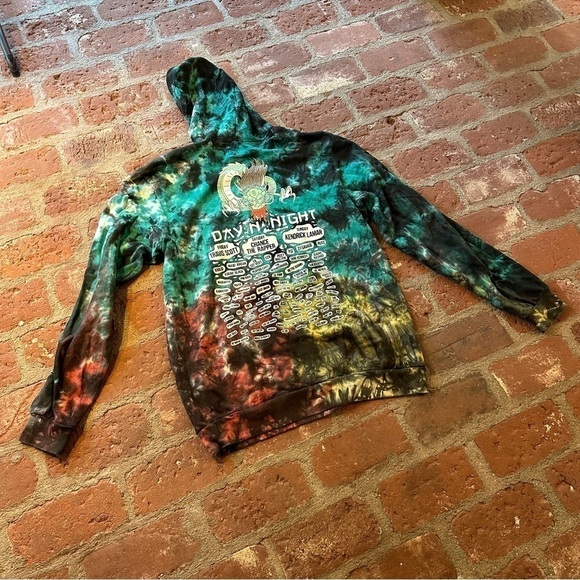 Day N Night 2017 Festival Tie Dye Hoodie size medium Lamar/Travis/Chance - Picture 10 of 16